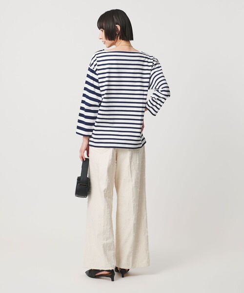 UNITED ARROWS(ユナイテッドアローズ)の「8分袖 イレギュラー ボーダー カットソー(Tシャツ/カットソー・レディース・その他1/その他2・FREE)」の5枚目の写真
