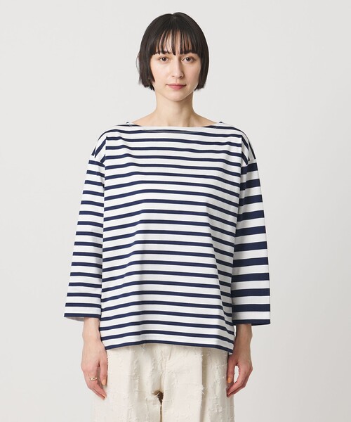 UNITED ARROWS(ユナイテッドアローズ)の「8分袖 イレギュラー ボーダー カットソー(Tシャツ/カットソー・レディース・その他1/その他2・FREE)」の8枚目の写真