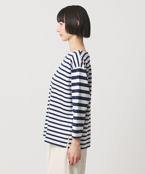 UNITED ARROWS(ユナイテッドアローズ)の「8分袖 イレギュラー ボーダー カットソー(Tシャツ/カットソー・レディース・その他1/その他2・FREE)」の9枚目の写真