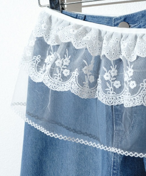 flower（フラワー）の「プチラップスカート（スカート・レディース・ホワイト・FREE）」の3枚目の写真