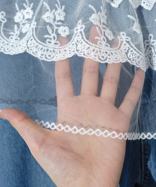 flower（フラワー）の「プチラップスカート（スカート・レディース・ホワイト・FREE）」の4枚目の写真