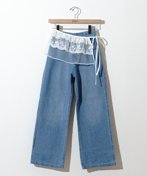 flower（フラワー）の「プチラップスカート（スカート・レディース・ホワイト・FREE）」の5枚目の写真