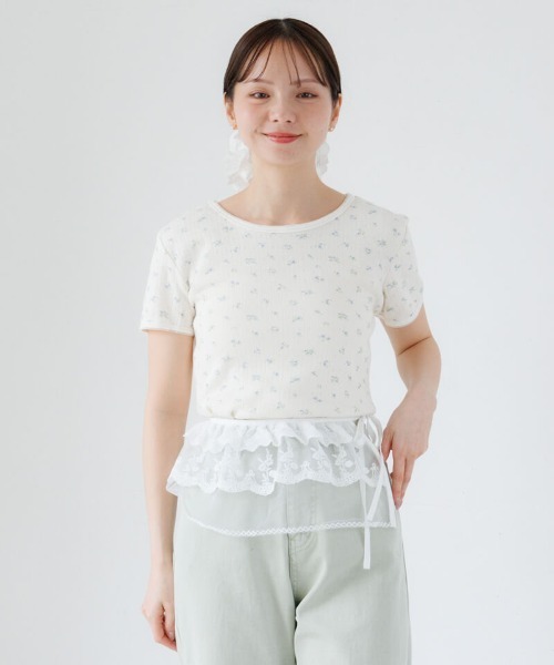 flower（フラワー）の「プチラップスカート（スカート・レディース・ホワイト・FREE）」の7枚目の写真