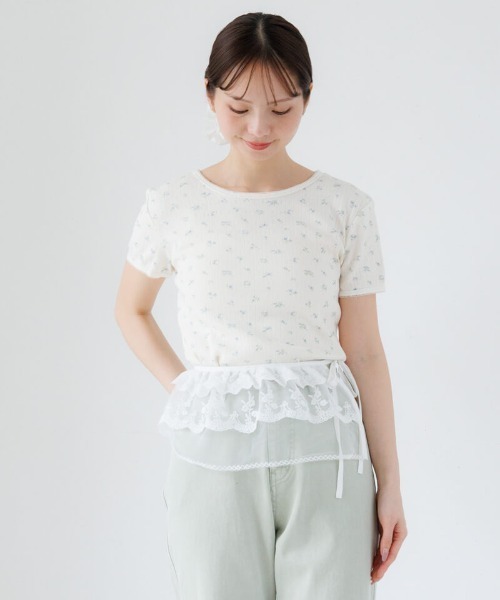 flower（フラワー）の「プチラップスカート（スカート・レディース・ホワイト・FREE）」の8枚目の写真