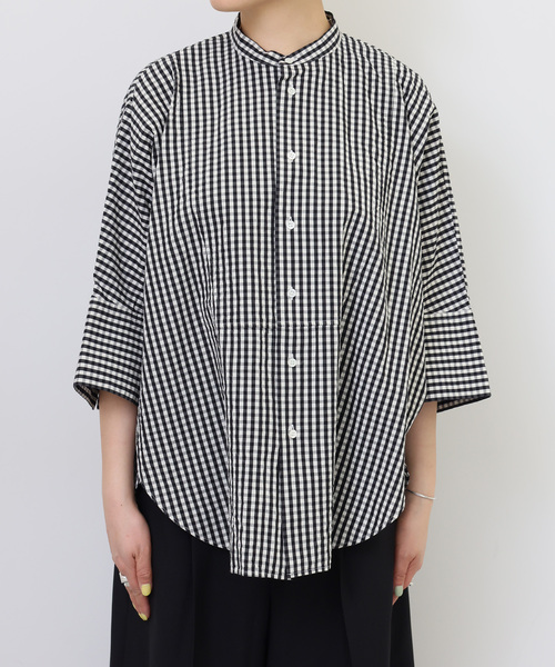 JOURNAL STANDARD LUXE（ジャーナルスタンダード　ラックス）の「C/Cu ドルマンシャツ（シャツ/ブラウス・レディース・サックスブルー/ブラック/ブラック系その他・FREE）」の14枚目の写真