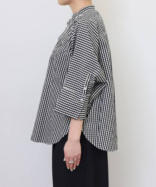 JOURNAL STANDARD LUXE（ジャーナルスタンダード　ラックス）の「C/Cu ドルマンシャツ（シャツ/ブラウス・レディース・サックスブルー/ブラック/ブラック系その他・FREE）」の15枚目の写真