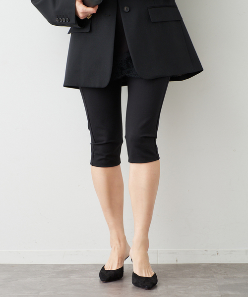 Deuxieme Classe（ドゥーズィエムクラス）の「Capri レギンス パンツ（その他パンツ・レディース・ブラック・38/36/34）」の2枚目の写真