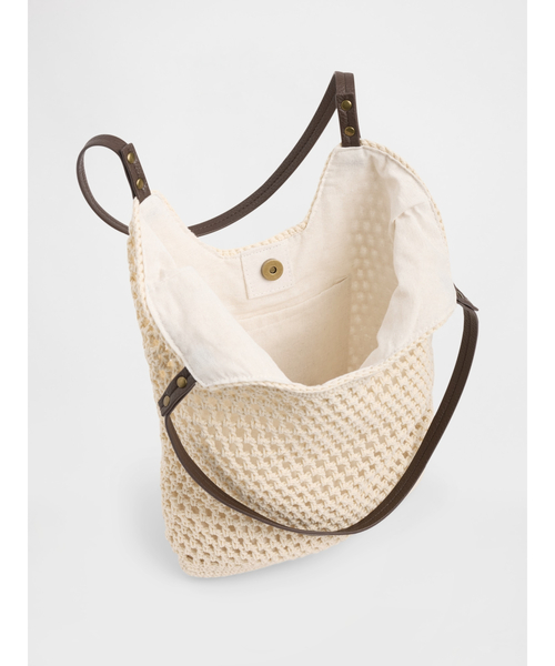 GAP（ギャップ）の「クロシェ トートバッグ（トートバッグ・レディース・マルチ/ナチュラル・ONE SIZE）」の7枚目の写真