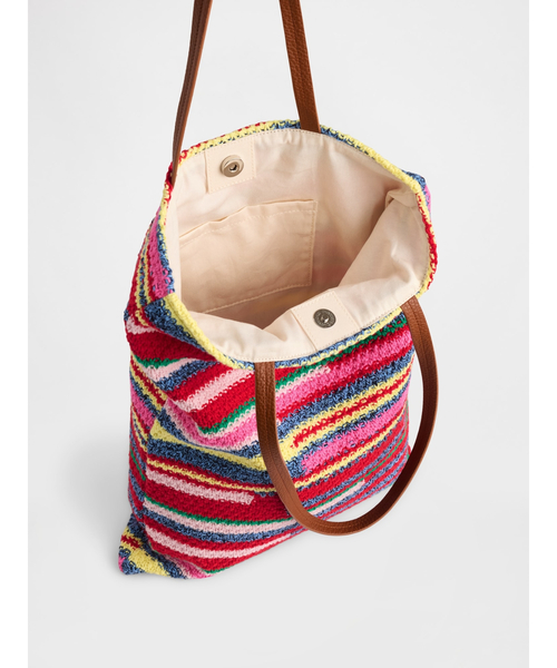 GAP（ギャップ）の「クロシェ トートバッグ（トートバッグ・レディース・マルチ/ナチュラル・ONE SIZE）」の6枚目の写真