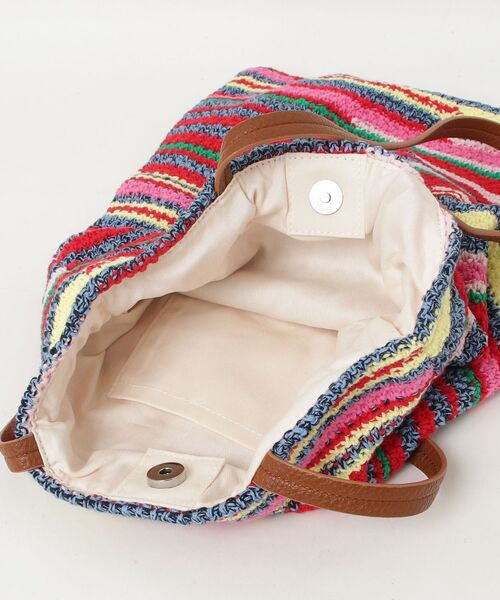 GAP（ギャップ）の「クロシェ トートバッグ（トートバッグ・レディース・マルチ/ナチュラル・ONE SIZE）」の4枚目の写真