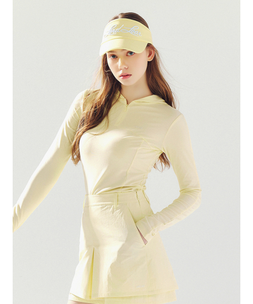 LORDLOAR(ロードロアル)の「シースルーフードパーカー YELLOW(Tシャツ/カットソー・レディース・その他・SMALL/MEDIUM/LARGE)」の3枚目の写真