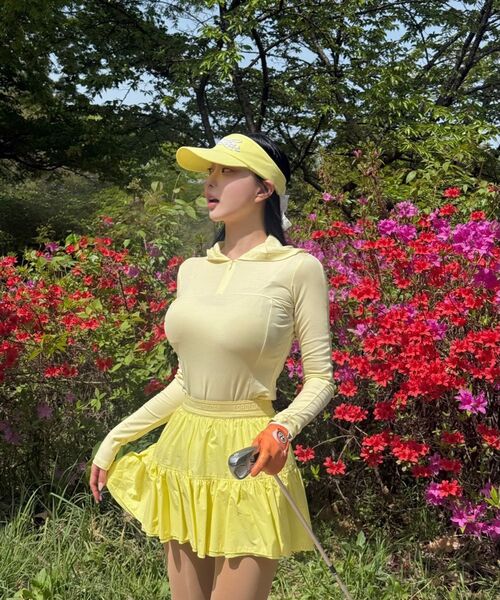 LORDLOAR(ロードロアル)の「シースルーフードパーカー YELLOW(Tシャツ/カットソー・レディース・その他・SMALL/MEDIUM/LARGE)」の6枚目の写真