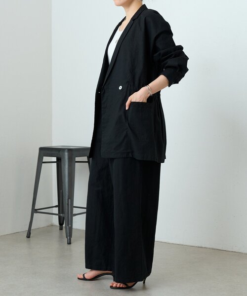 BEARDSLEY（ビアズリー）の「刺繍シャツジャケット（その他アウター・レディース・ホワイト/ブラック・FREE）」の6枚目の写真