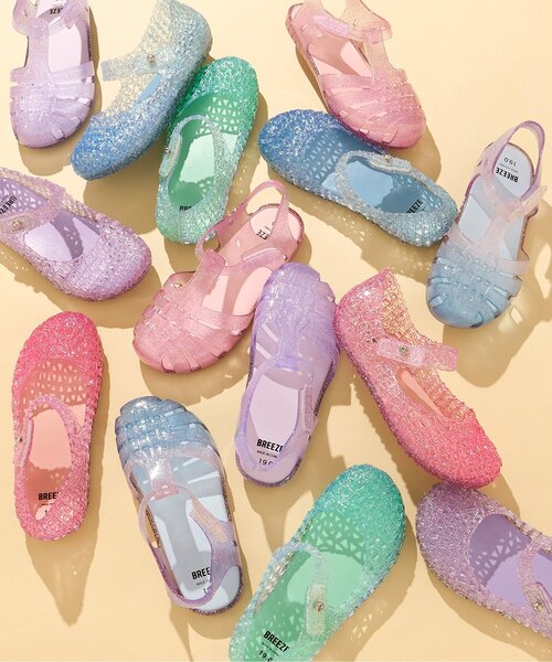 BREEZE（ブリーズ）の「ジェリーサンダル（サンダル・キッズ・ラベンダー/レインボー/ピンク・19/18/17/16/15 /14）」の21枚目の写真