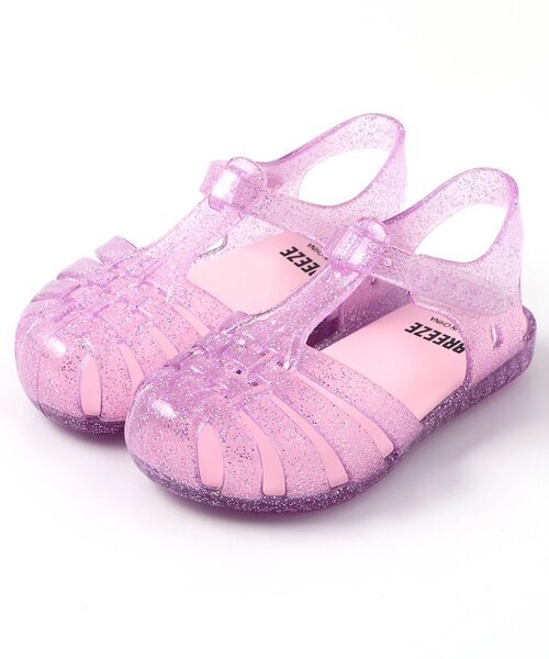BREEZE（ブリーズ）の「ジェリーサンダル（サンダル・キッズ・ラベンダー/レインボー/ピンク・19/18/17/16/15 /14）」の9枚目の写真