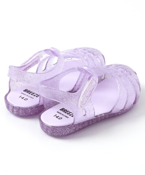 BREEZE（ブリーズ）の「ジェリーサンダル（サンダル・キッズ・ラベンダー/レインボー/ピンク・19/18/17/16/15 /14）」の7枚目の写真