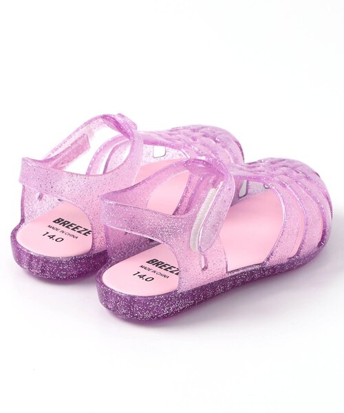 BREEZE（ブリーズ）の「ジェリーサンダル（サンダル・キッズ・ラベンダー/レインボー/ピンク・19/18/17/16/15 /14）」の10枚目の写真
