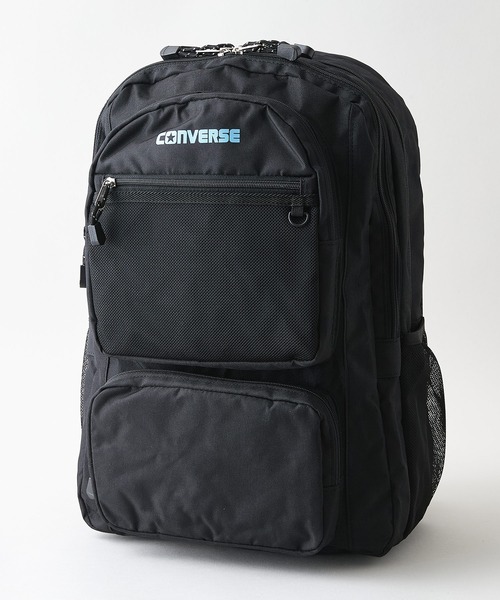 CONVERSE(コンバース)の「【CONVERSE/コンバース】3POCKET BACKPACK 3ポケットバックパック 容量約30L(バックパック/リュック・メンズ・ホワイト/ピンク/ブラック/サックスブルー・FREE)」の3枚目の写真