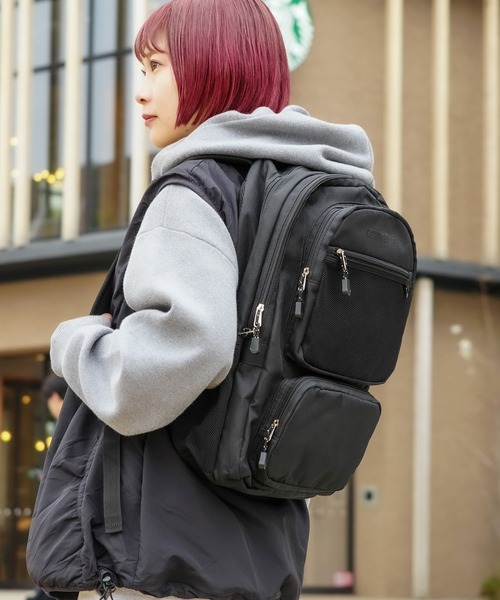 CONVERSE(コンバース)の「【CONVERSE/コンバース】3POCKET BACKPACK 3ポケットバックパック 容量約30L(バックパック/リュック・メンズ・ホワイト/ピンク/ブラック/サックスブルー・FREE)」の14枚目の写真