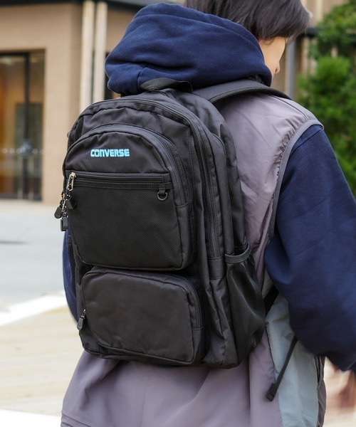 CONVERSE(コンバース)の「【CONVERSE/コンバース】3POCKET BACKPACK 3ポケットバックパック 容量約30L(バックパック/リュック・メンズ・ホワイト/ピンク/ブラック/サックスブルー・FREE)」の19枚目の写真