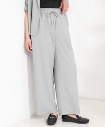 SHOO・LA・RUE | 【着丈選べる/セットアップ可/洗濯後しわになりにくい】とろみイージーワイドパンツ(その他パンツ)