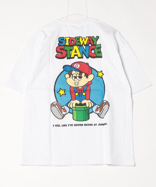 En serio TOKYO（エンソリオトーキョー）の「【SIDEWAYSTANCE】ゴートゥゲームエリア半袖Tシャツ 70467（Tシャツ/カットソー・メンズ・ブラック/ホワイト/ダークブルー・SMALL/LARGE/MEDIUM/X-LARGE）」の11枚目の写真