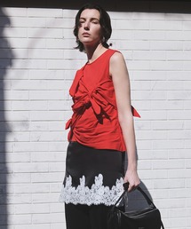 Knot Sleeveless T-Shirt/ノットノースリーブTEE