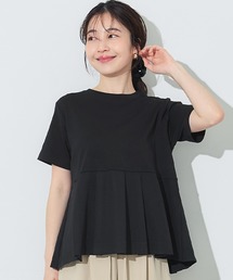 coca（coca） | タック異素材切替Tシャツ(Tシャツ/カットソー)