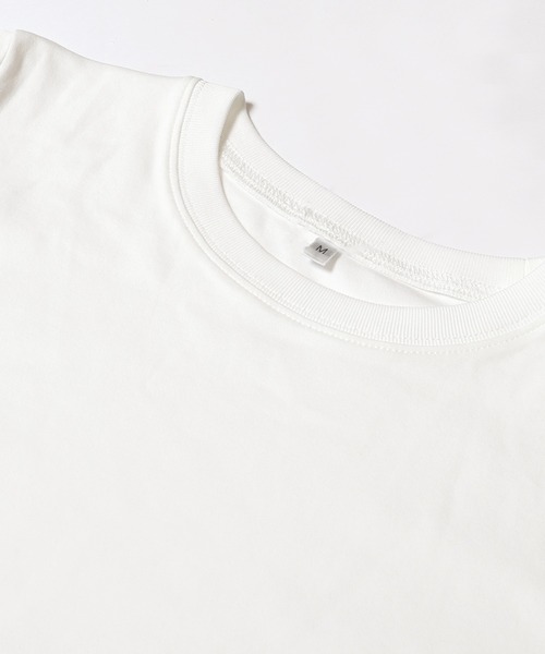 coca(coca)(コカ)の「タック異素材切替Tシャツ(Tシャツ/カットソー・レディース・ホワイト/ブラック・M/L/S)」の19枚目の写真