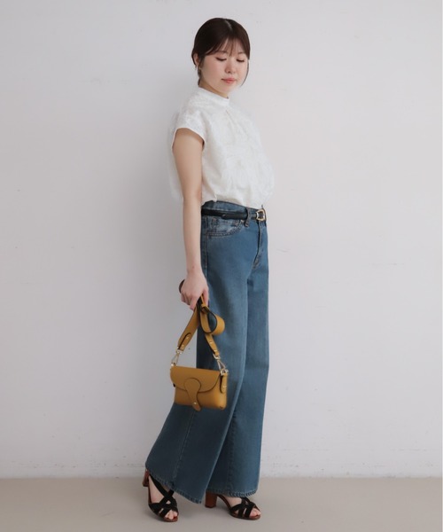 NOMBRE IMPAIR（ノンブルアンペール）の「薄手綿ペイズリー刺繍　フレンチブラウス（シャツ/ブラウス・レディース・ホワイト・FREE）」の10枚目の写真