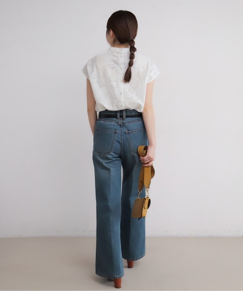 NOMBRE IMPAIR（ノンブルアンペール）の「薄手綿ペイズリー刺繍　フレンチブラウス（シャツ/ブラウス・レディース・ホワイト・FREE）」の8枚目の写真