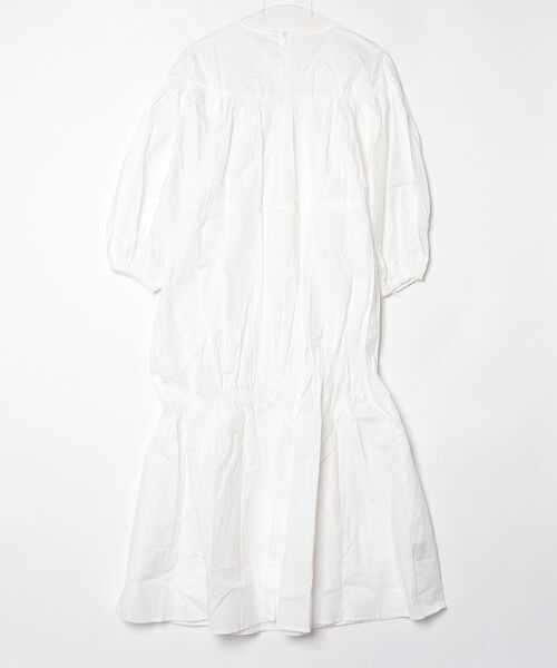 FREE STYLISTS(フリー スタイリスト)の「YUGA_YGMC Korean style pleated flared dress(ワンピース・レディース・ホワイト/ライトブルー・FREE)」の3枚目の写真