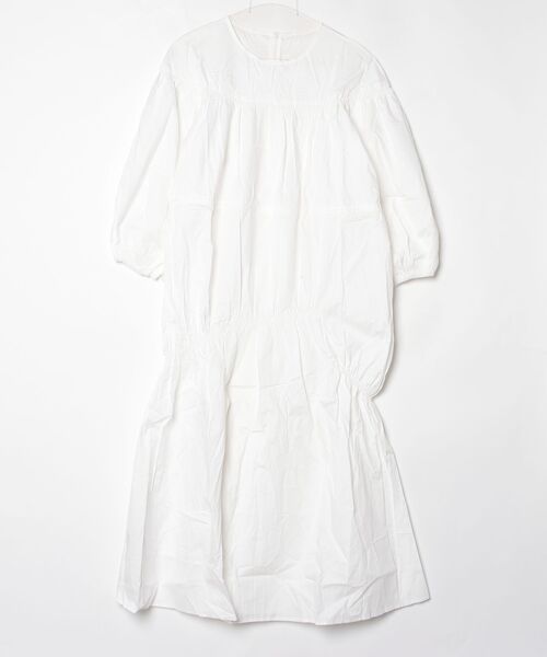 FREE STYLISTS(フリー スタイリスト)の「YUGA_YGMC Korean style pleated flared dress(ワンピース・レディース・ホワイト/ライトブルー・FREE)」の21枚目の写真