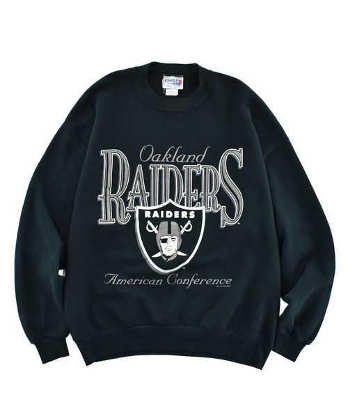 【USED】90's CHALK LINE “NFL Oakland Raiders” スウェット USA製