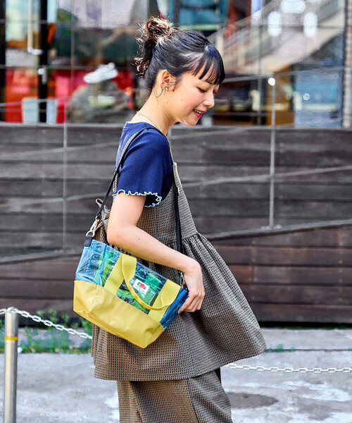 FREAK'S STORE(フリークスストア)の「THOUSAND MILE × FREAK'S STORE/サウザンドマイル 別注 サッカーチェック キャミセットアップ(セットアップ・レディース・ブルー/ブラック・フリ-)」の10枚目の写真