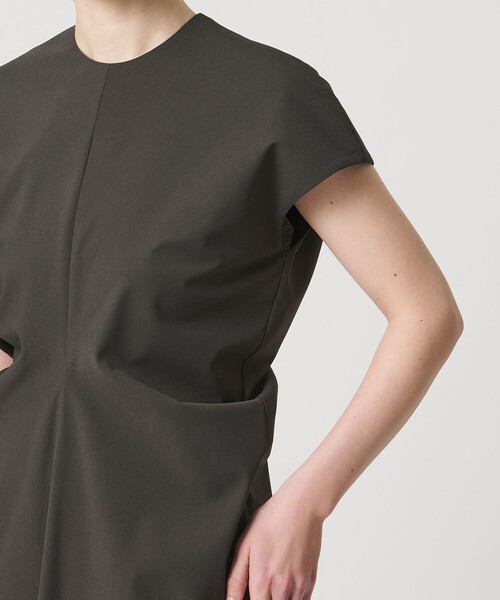 MARW UNITED ARROWS(マルゥ ユナイテッドアローズ)の「<MARW UNITED ARROWS>ウエスト ドレープ ワンピース(ワンピース・レディース・ダークグレー/ブラック・38/36)」の11枚目の写真