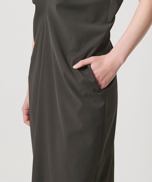 MARW UNITED ARROWS(マルゥ ユナイテッドアローズ)の「<MARW UNITED ARROWS>ウエスト ドレープ ワンピース(ワンピース・レディース・ダークグレー/ブラック・38/36)」の12枚目の写真