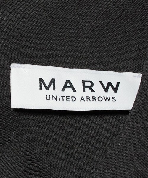 MARW UNITED ARROWS＞ウエスト ドレープ ワンピース（ワンピース
