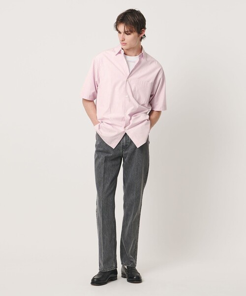 UNITED ARROWS(ユナイテッドアローズ)の「シルキーポプリン ワンピースレギュラーカラー ショートスリーブ シャツ(シャツ/ブラウス・メンズ・ナチュラル/ライトブルー/ライトピンク・L/XL/S/M)」の10枚目の写真