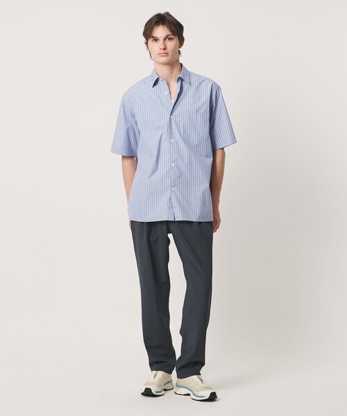 UNITED ARROWS(ユナイテッドアローズ)の「シルキーポプリン ワンピースレギュラーカラー ショートスリーブ シャツ(シャツ/ブラウス・メンズ・ナチュラル/ライトブルー/ライトピンク・L/XL/S/M)」の12枚目の写真
