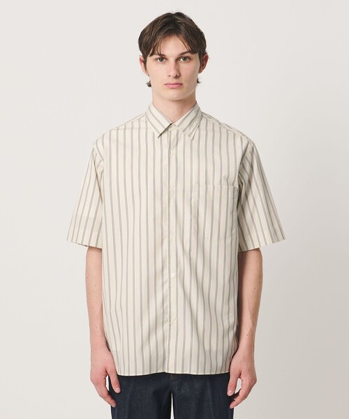 UNITED ARROWS(ユナイテッドアローズ)の「シルキーポプリン ワンピースレギュラーカラー ショートスリーブ シャツ(シャツ/ブラウス・メンズ・ナチュラル/ライトブルー/ライトピンク・L/XL/S/M)」の13枚目の写真