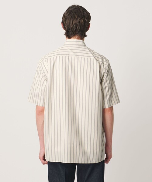 UNITED ARROWS(ユナイテッドアローズ)の「シルキーポプリン ワンピースレギュラーカラー ショートスリーブ シャツ(シャツ/ブラウス・メンズ・ナチュラル/ライトブルー/ライトピンク・L/XL/S/M)」の15枚目の写真