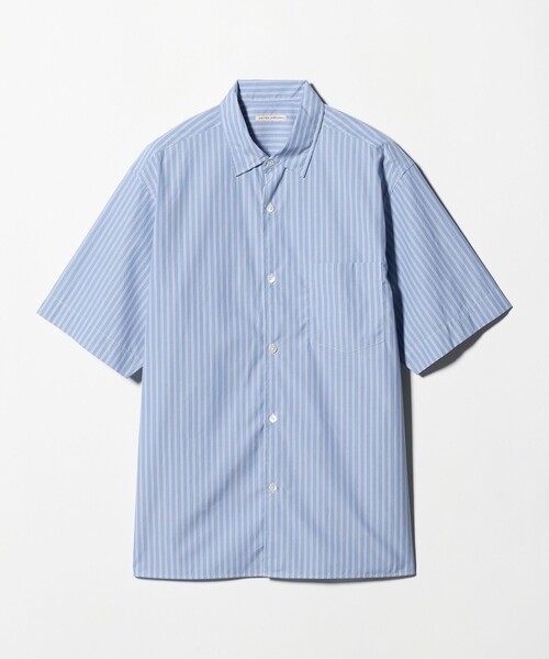 UNITED ARROWS(ユナイテッドアローズ)の「シルキーポプリン ワンピースレギュラーカラー ショートスリーブ シャツ(シャツ/ブラウス・メンズ・ナチュラル/ライトブルー/ライトピンク・L/XL/S/M)」の16枚目の写真