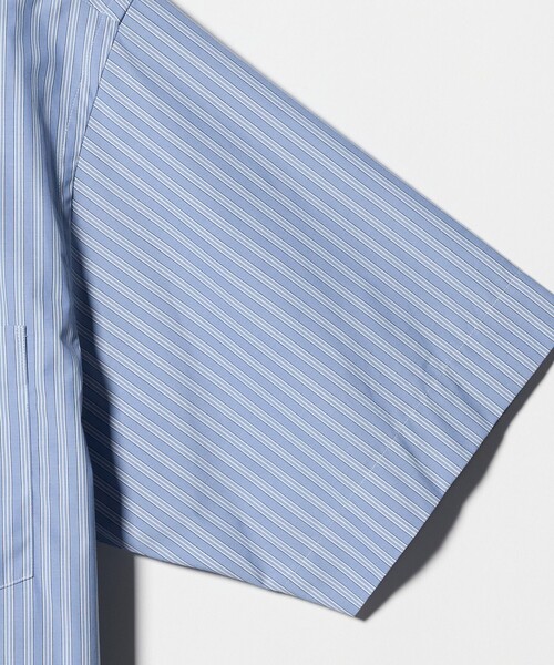 UNITED ARROWS(ユナイテッドアローズ)の「シルキーポプリン ワンピースレギュラーカラー ショートスリーブ シャツ(シャツ/ブラウス・メンズ・ナチュラル/ライトブルー/ライトピンク・L/XL/S/M)」の19枚目の写真