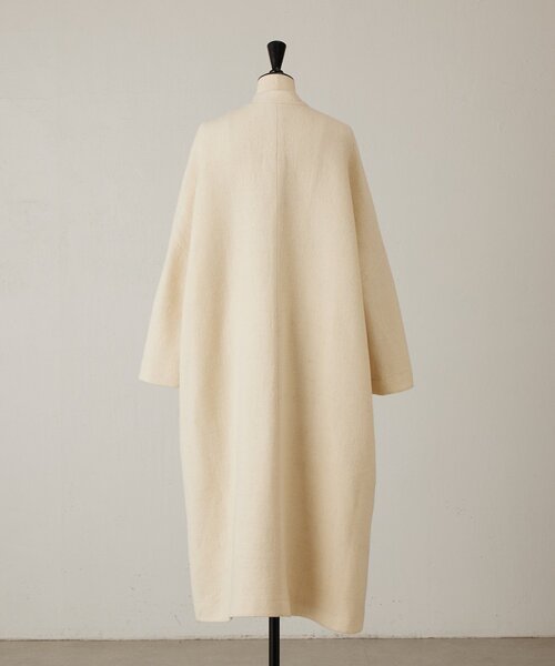 LIVETART（リヴェタート）の「《KHADI&CO》ショールカラーロングコート（その他アウター・レディース・ホワイト・MEDIUM）」の4枚目の写真