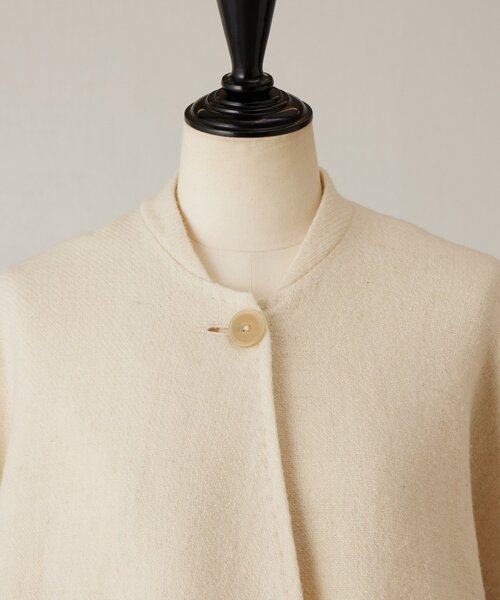 LIVETART（リヴェタート）の「《KHADI&CO》ショールカラーロングコート（その他アウター・レディース・ホワイト・MEDIUM）」の5枚目の写真