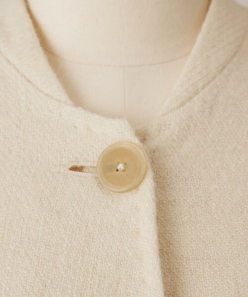 LIVETART（リヴェタート）の「《KHADI&CO》ショールカラーロングコート（その他アウター・レディース・ホワイト・MEDIUM）」の6枚目の写真