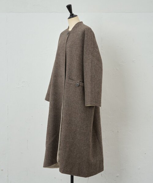 LIVETART(リヴェタート)の「《KHADI&CO》ショールカラーロングコート(その他アウター・レディース・ホワイト・MEDIUM)」の13枚目の写真