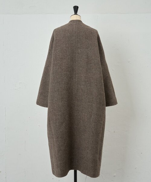 LIVETART(リヴェタート)の「《KHADI&CO》ショールカラーロングコート(その他アウター・レディース・ホワイト・MEDIUM)」の15枚目の写真