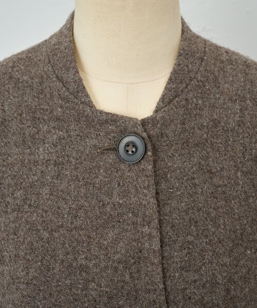 LIVETART(リヴェタート)の「《KHADI&CO》ショールカラーロングコート(その他アウター・レディース・ホワイト・MEDIUM)」の16枚目の写真